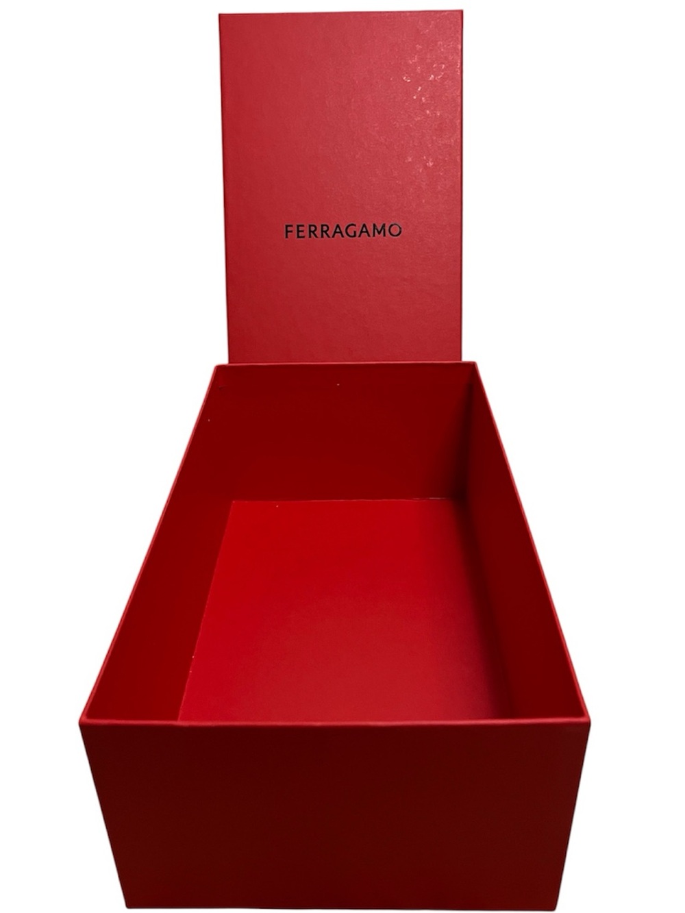 Authentic Salvatore Ferragamo Red Signature Gift Box
